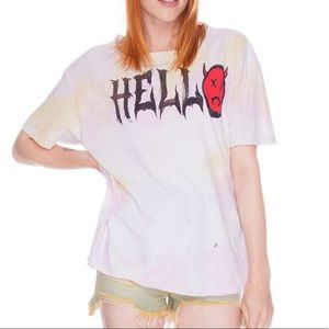 ISO Hell-o tie dye tee UNIF